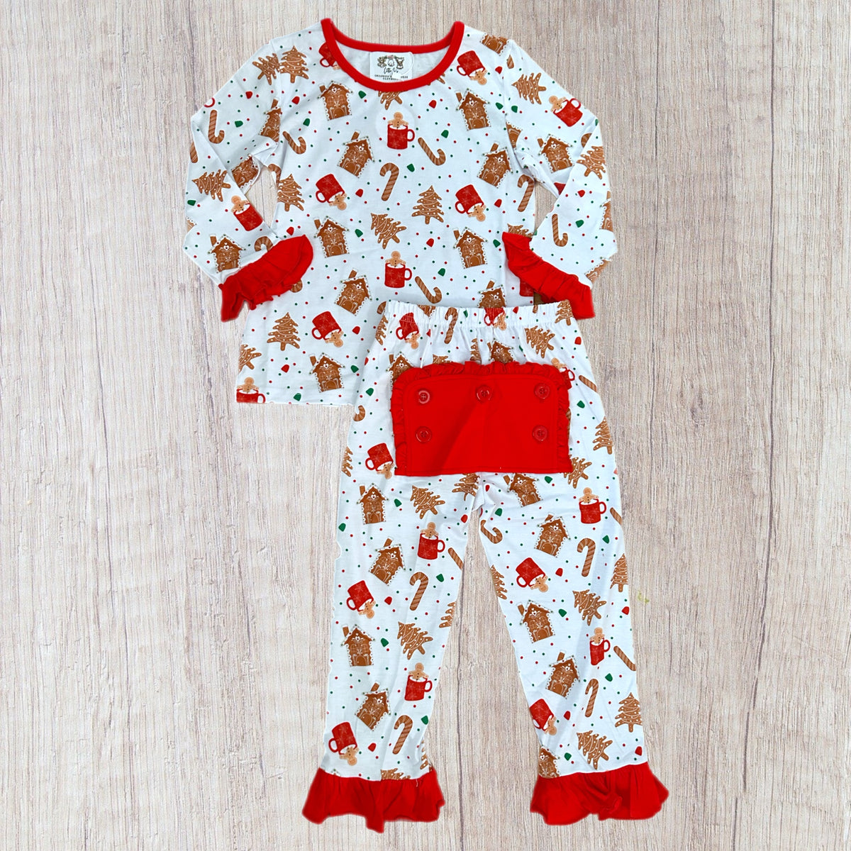 Gingerbread Family Loungewear - Girls Set (RTS)