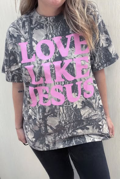PO21 2026: Love Like Jesus Camo Tee (ETA JUNE)