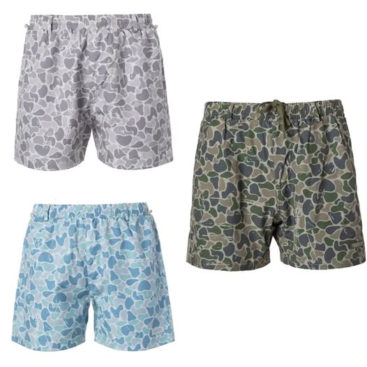 PO22 2026: FLASH: Fieldstone - Backwoods Camo Shorts (ETA JULY)