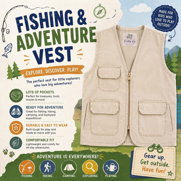 PO23 2026: Fishing & Adventure Vest  (ETA October)