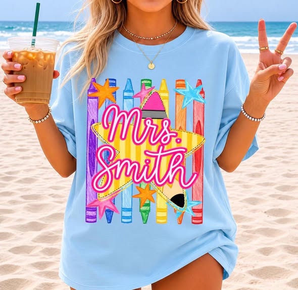 PO24 2026: CC BACK TO SCHOOL TEACHER TEES DESIGN #1 (ETA JULY)