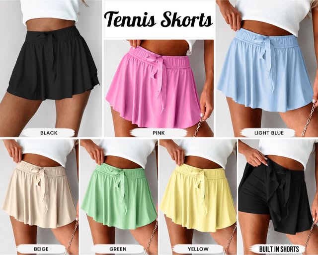 PO26 2026: Women's Tennis Skort (ETA JULY)