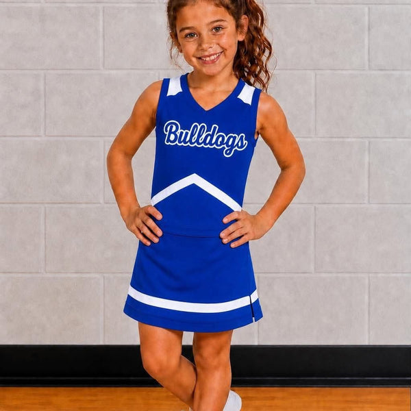 PO27 2026: Custom Royal Blue & White Cheer Sets (ETA September)