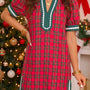PO30 2026: Red Plaid Mini Dress (ETA SEPT)