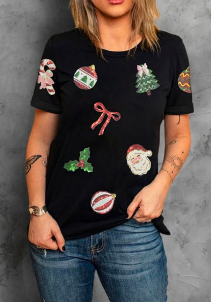 PO30 2026: Sequin Christmas Tee (ETA SEPT)