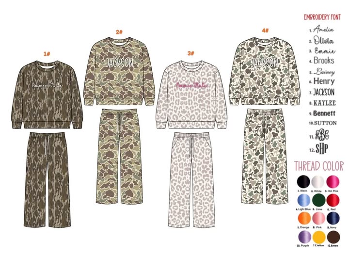 PO30 2026: Lazy Day Unisex Lounge Sets (ETA NOVEMBER)