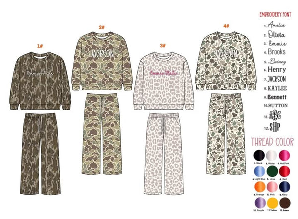 PO30 2026: Lazy Day Unisex Lounge Sets (ETA NOVEMBER)