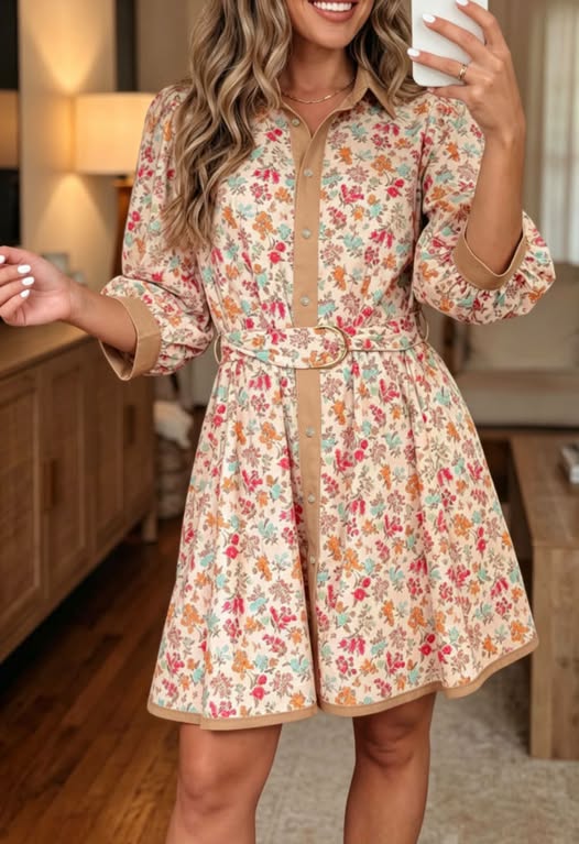 PO31 2026: Weekend Womens PO: Fall Floral Dress (ETA SEPT)