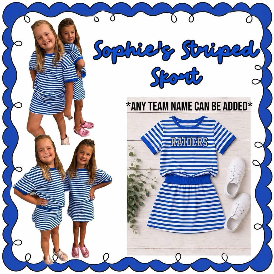 PO32 2026: Sophie’s Striped Skort Set (ETA November)