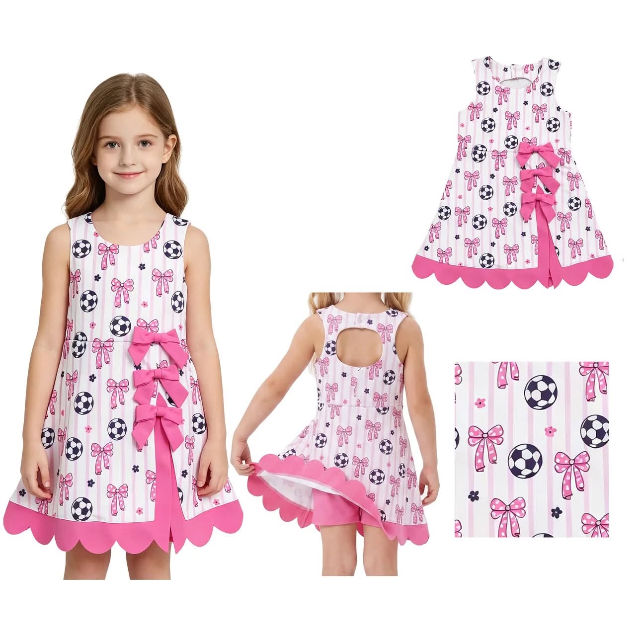 PO33 2026: Soccer Bows Athletic Dress (ETA SEPT)