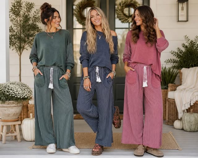 PO33 2026: Women’s Weekend PO: Comfy Stripe Set
