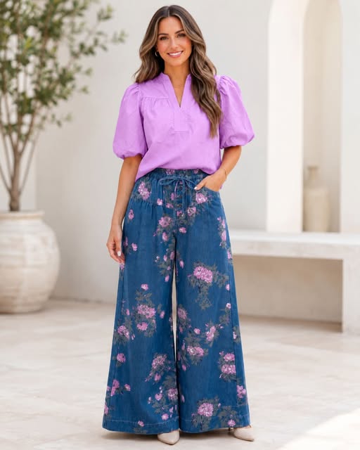 PO33 2026: Women’s Weekend PO: Purple Floral Adult Set