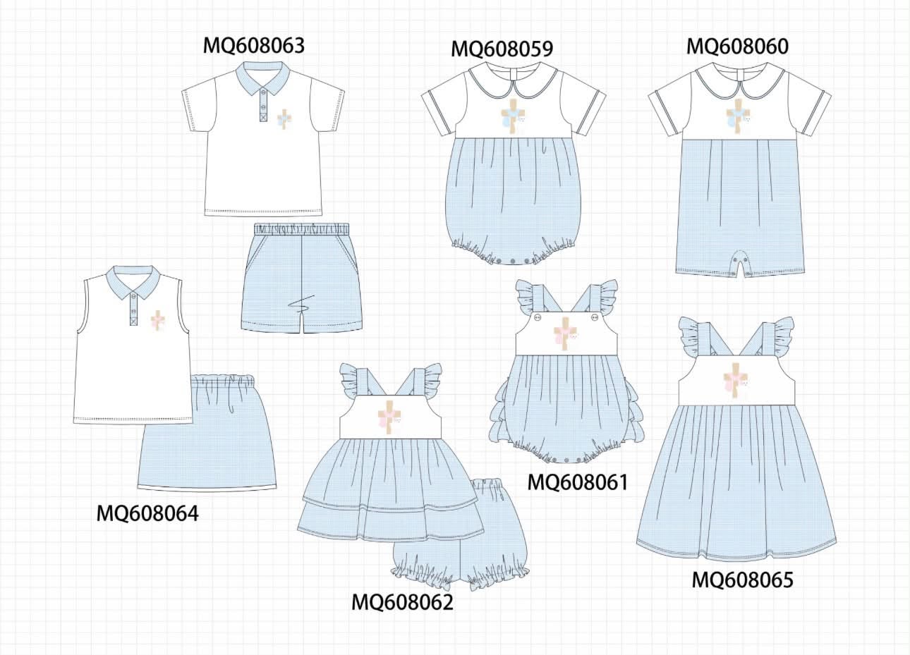 PO35 2026: Pastel Blue Cross (ETA MARCH)