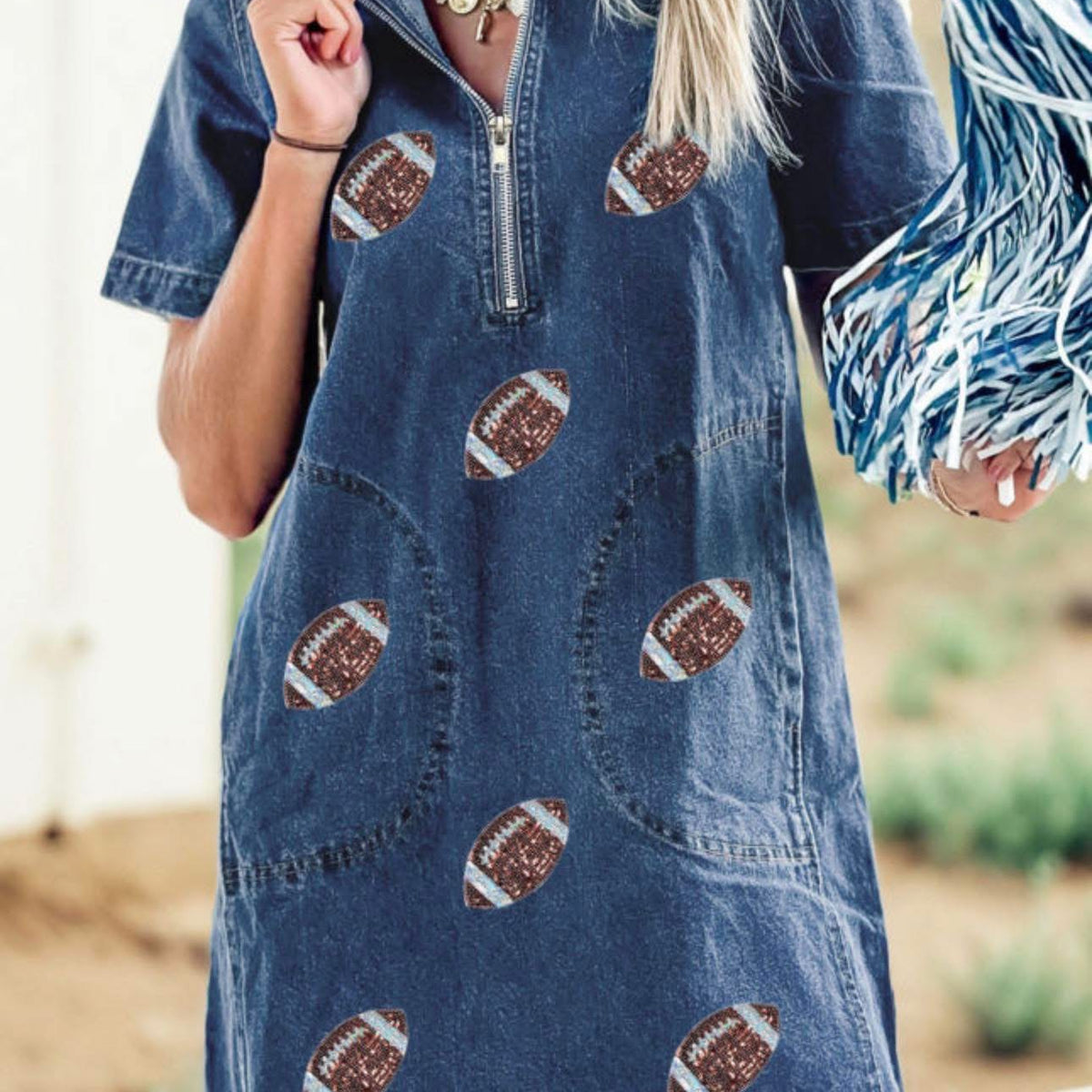 PO24: Sequin Football dress (ETA JULy)