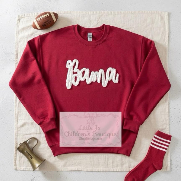 PO37: Chenille Yarn Gameday Sweatshirt