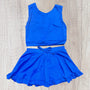 Athletic Skort Set - Royal Blue (RTS)