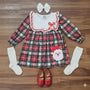 Holly Jolly Plaid Dress(RTS)