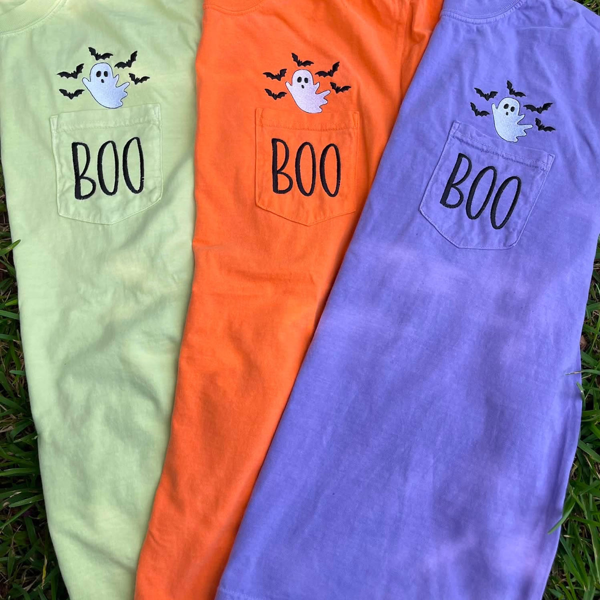 Po28 2026: Embroidered Boo Pockets (ETA SEPTEMBER)