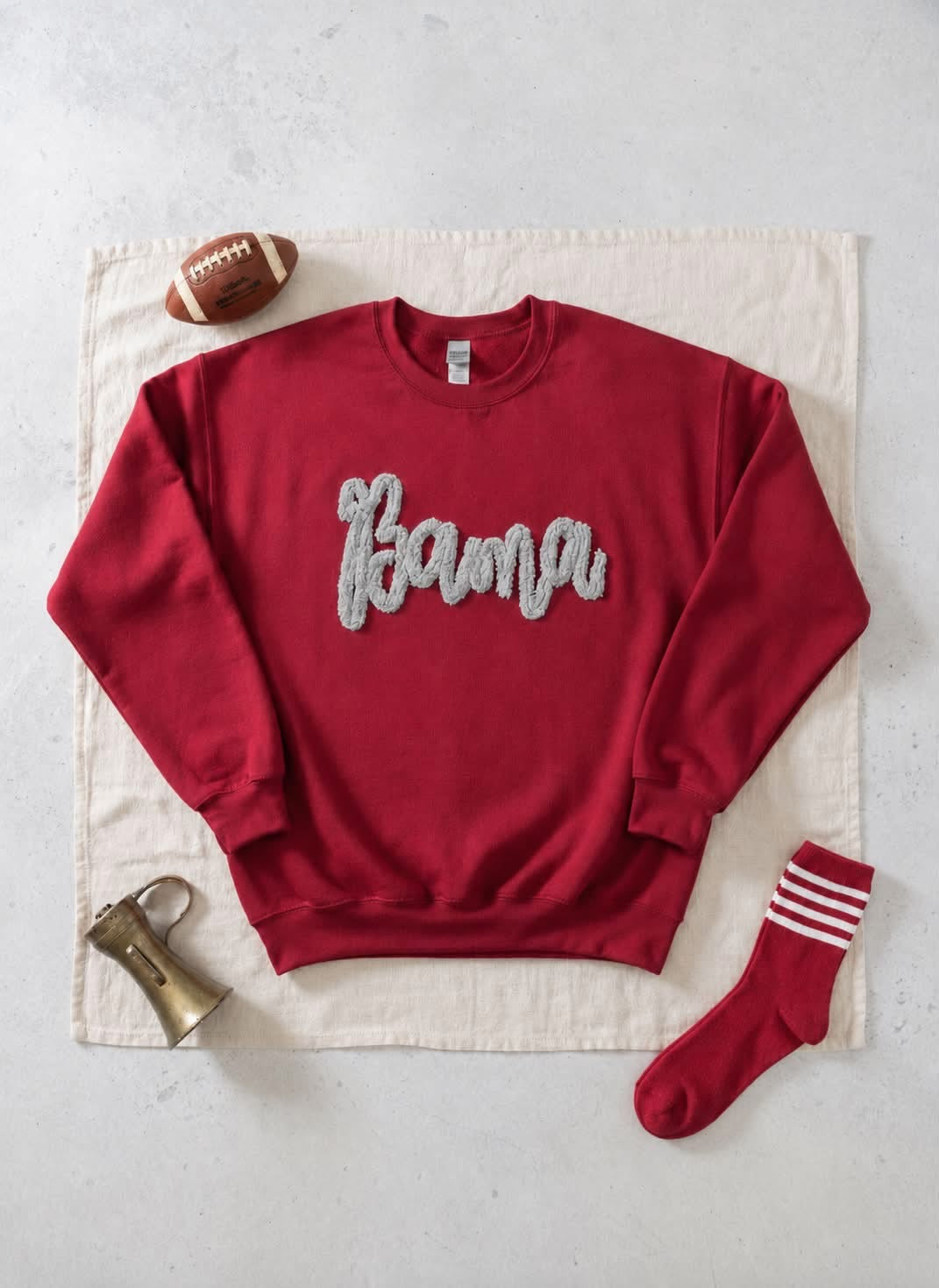 PO34 2026: CHENILLE YARN GAMEDAY SWEATSHIRTS (ETA LATE OCTOBER)