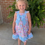Maddie Grace's Floral & Stripes - Dress (RTS)