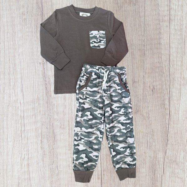 For The Boys Joggers - Camo (RTS)