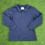 Navy Long Sleeve Polo (RTS)
