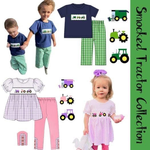 PO16: SMOCKED TRACTOR COLLECTION (ETA JULY)