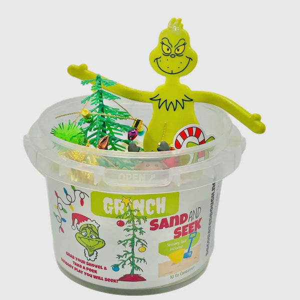 Grinch Sand & Seek Sensory Jar (RTS)