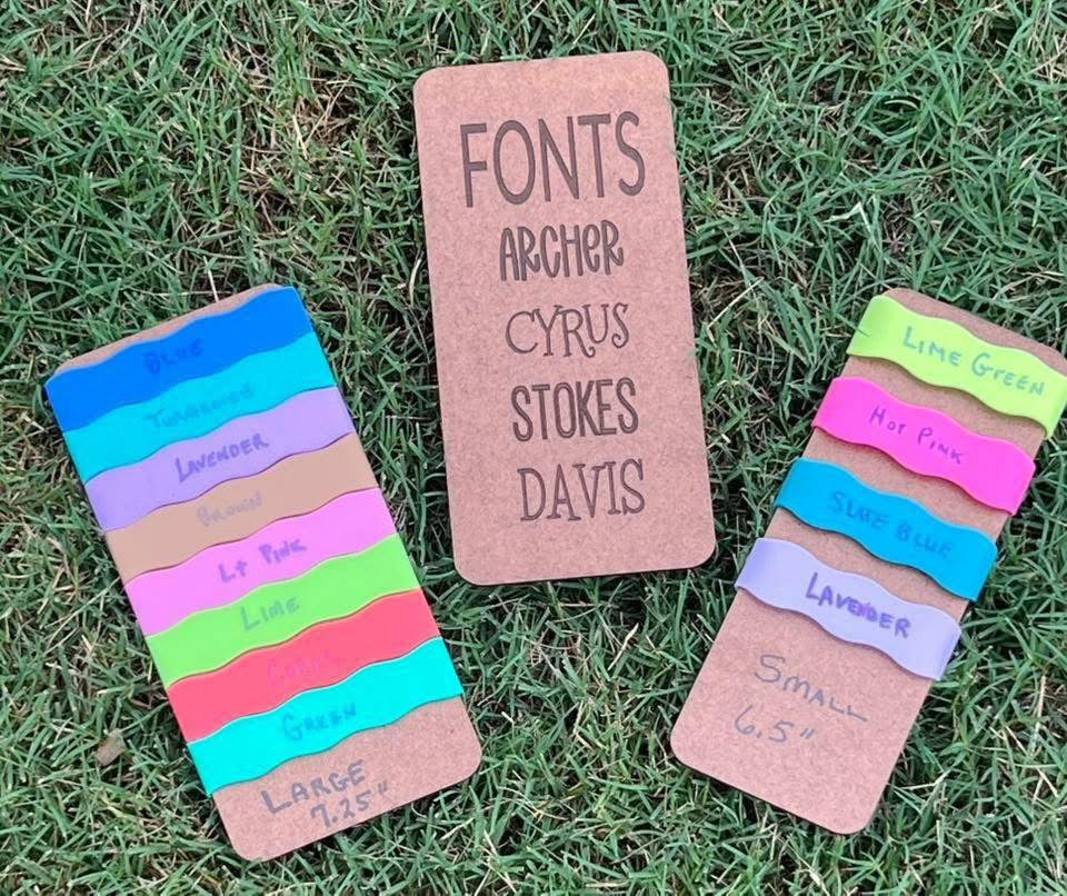 PO34: Bottle/Cup Bands (ETA 2 weeks)