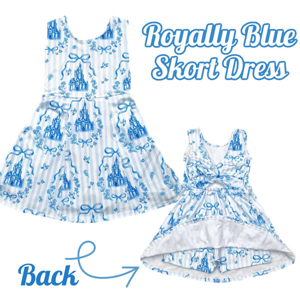 PO32: Royally Blue Skort Dress (ETA 2/3 weeks)