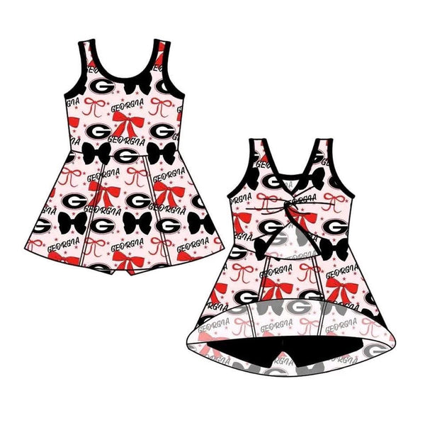 PO35 QS: Red & Black Skort Dress (ETA Late September)