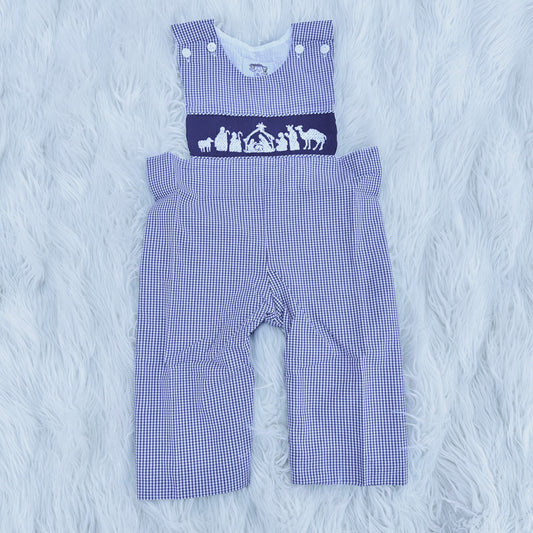 Away In A Manger Boys Romper (RTS)