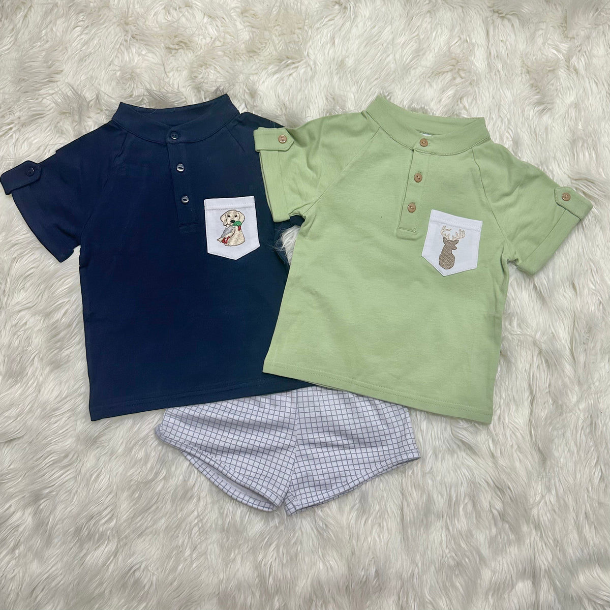 Country Boy 3 PC Short Sets (RTS)