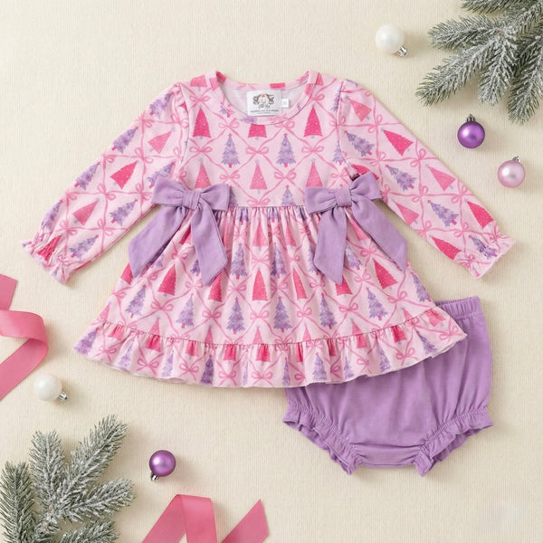 Dreaming Of A Pink Christmas Bloomer (RTS)