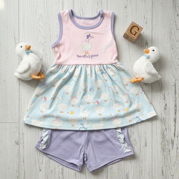 Silly Goose - Girls Short Set (RTS)