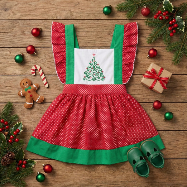 Oh Christmas Tree Dress (RTS)