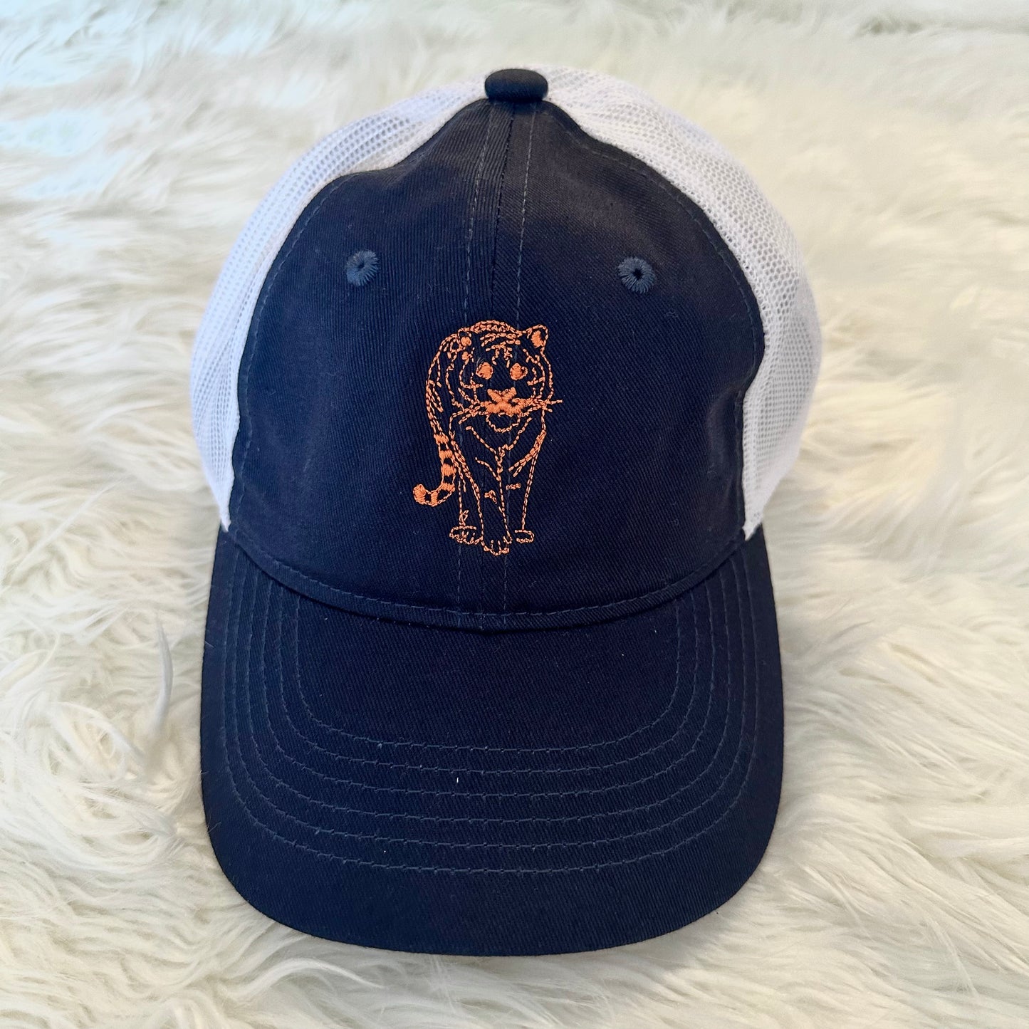 Youth Outdoor Cap Navy with Tiger (RTS)