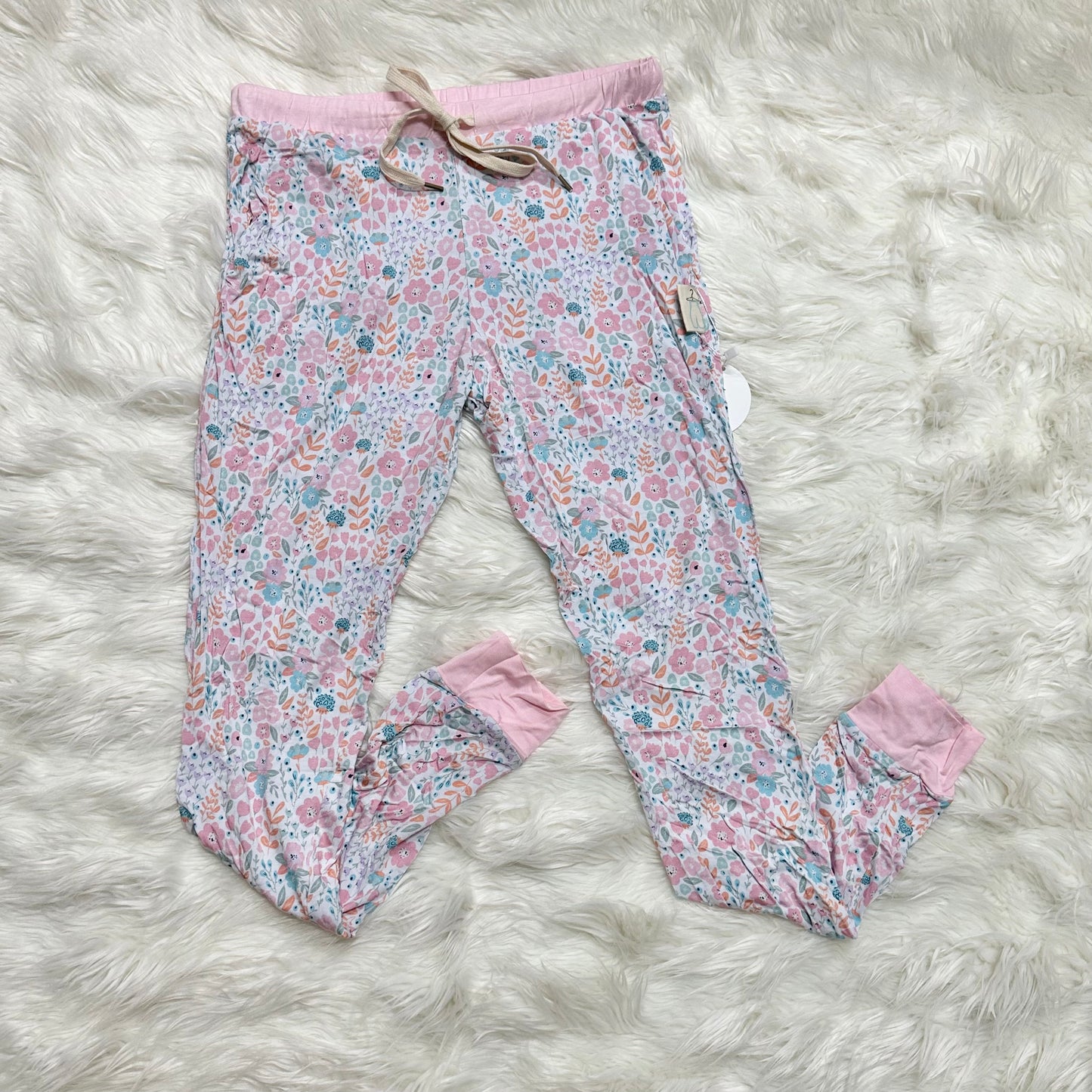 Small Floral Bamboo Mom Joggers (RTS)