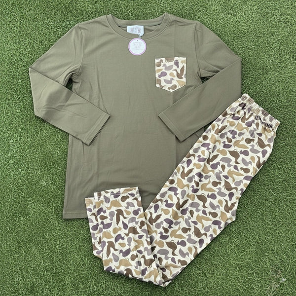 Camo Duck Pant Set (RTS)