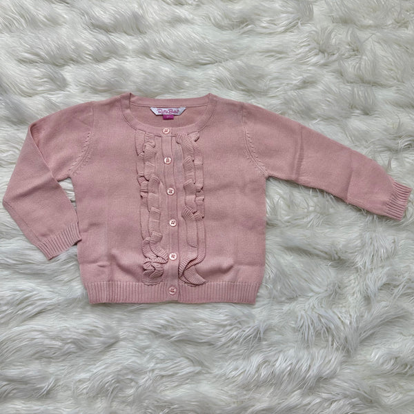 RB Pink Ruffled Cardigan (RTS)