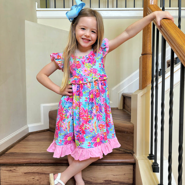 Sassy Spring Floral - Dress (RTS)