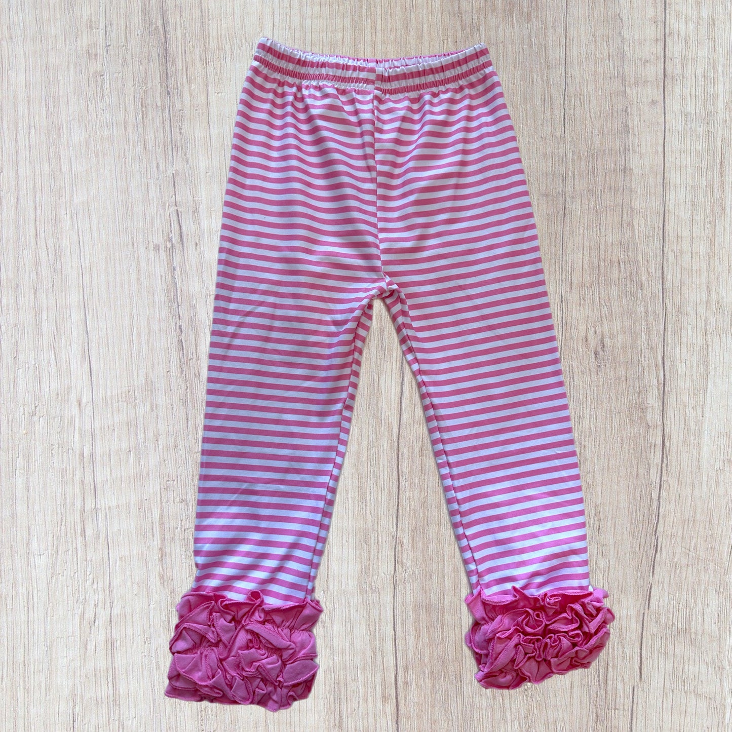 3T Pink Striped Icing Pants (RTS)