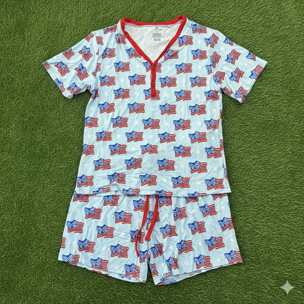 Patriotic Bamboo Mom Set (RTS)