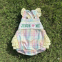 Plaid Jesus Loves Me Bubble (RTS)