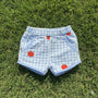 Embroidered Pumpkin Shorts (RTS)