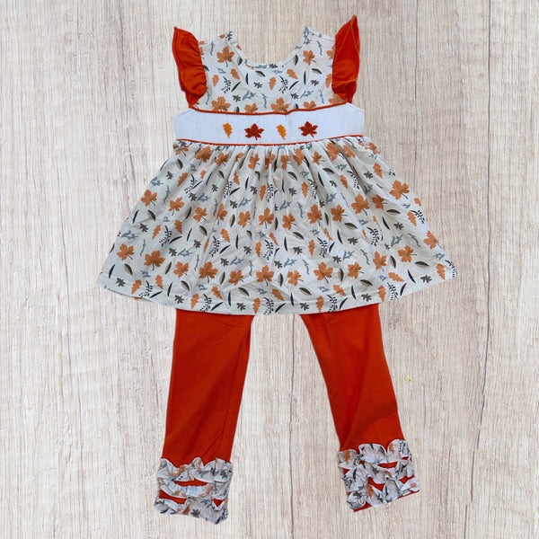 Fall Leaves Smock Legging Set (RTS)