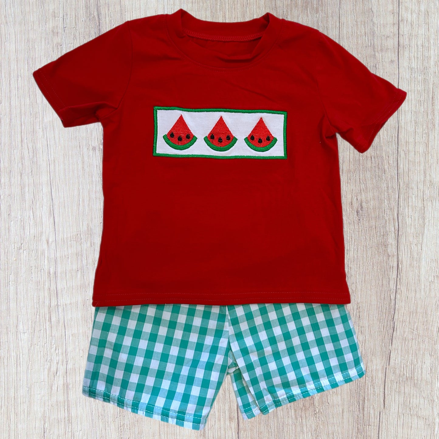 Boy Watermelon Slice Short Set (RTS)