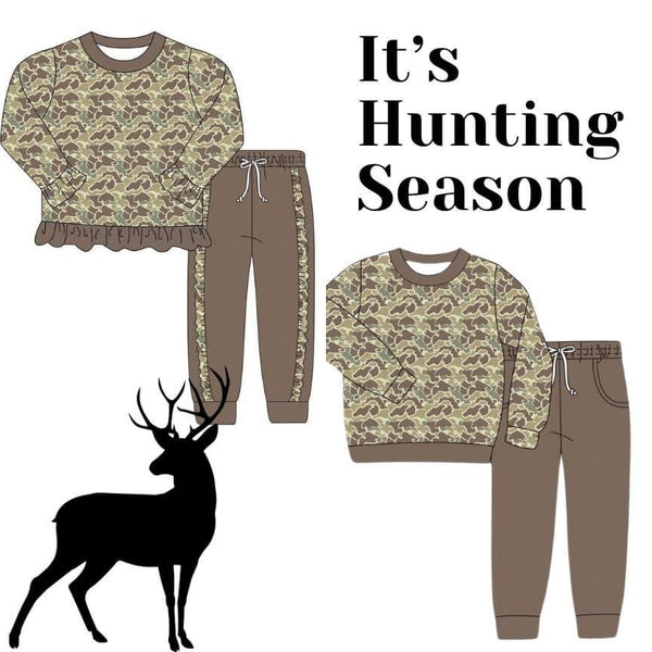 It's Hunting Season Joggers- Girls (RTS)