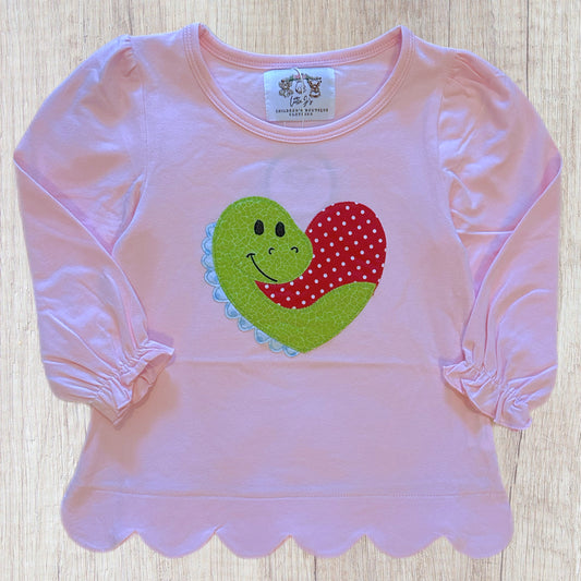 Dino Valentine Girl Shirt (RTS)