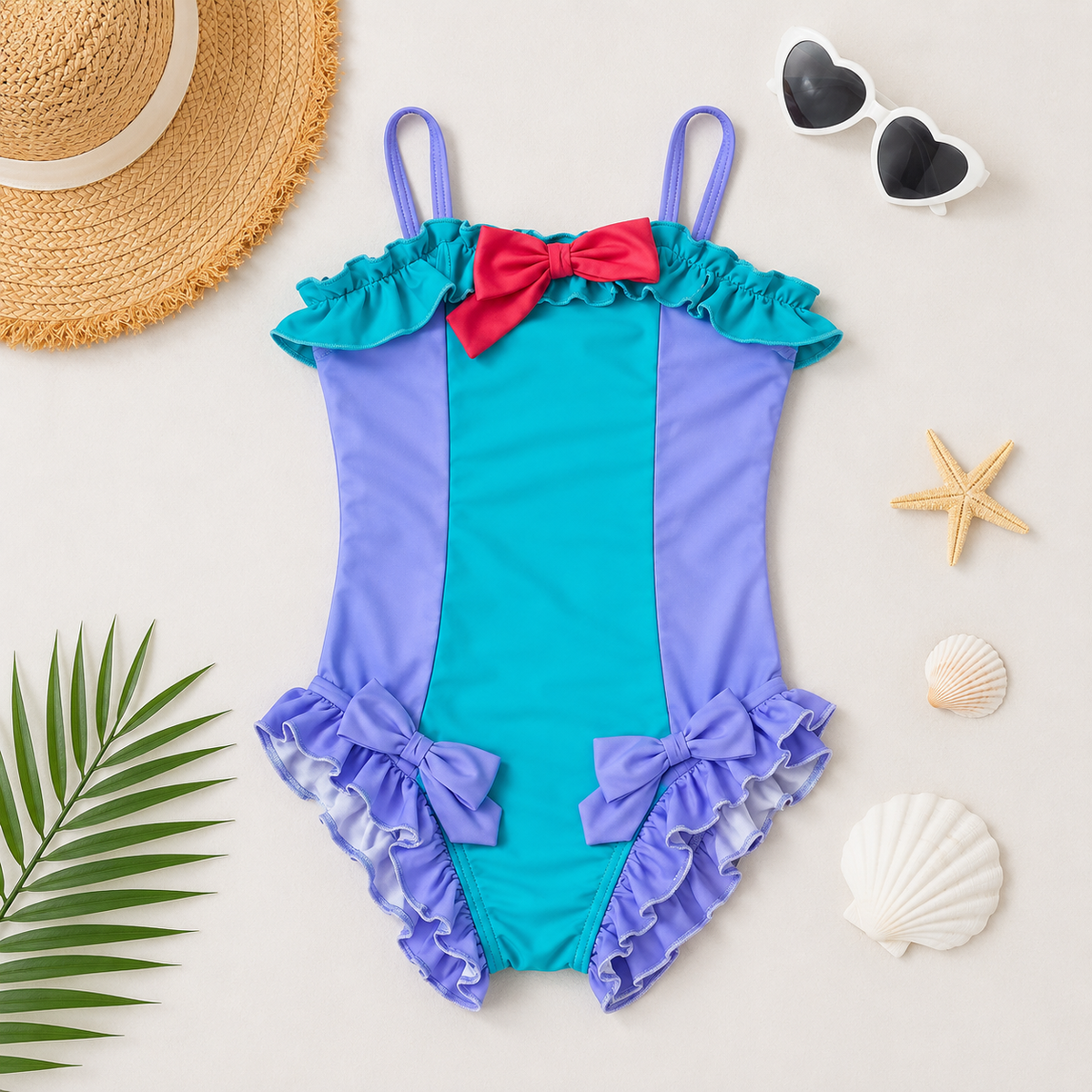 Purple Princess Swim - 1 Piece (RTS)
